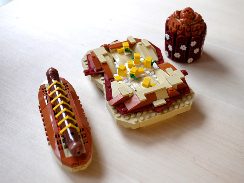 レゴ再現モデル：食べ物シリーズ「ホットドッグ」 | アレゴレNEXT